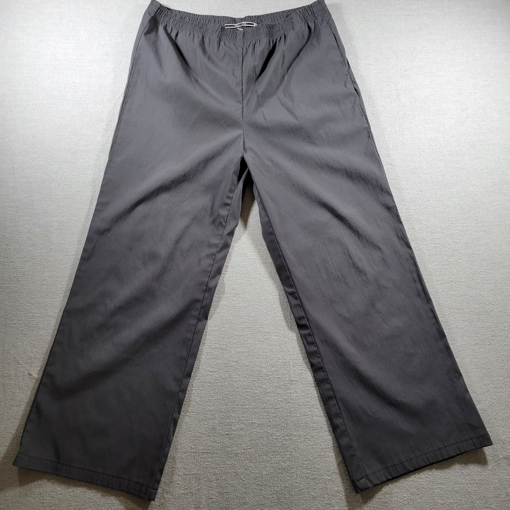 Noel Asmar Equestrian Riding Pants Mens S Gray Excellent Elastic Waist Wide Leg